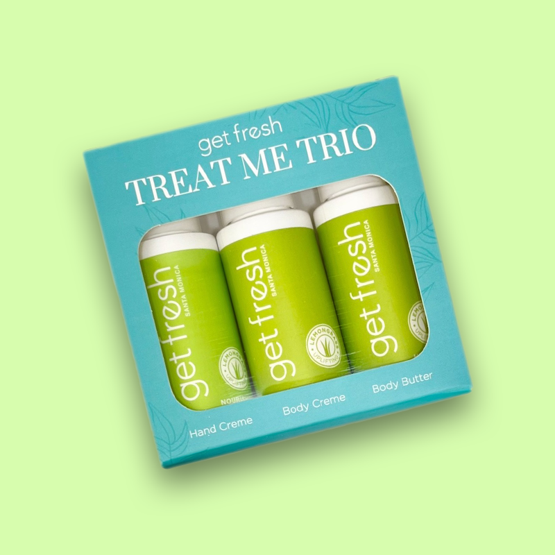 Santa Monica - Treat Me Trio Gift Box - Lemongrass - Get Fresh UK