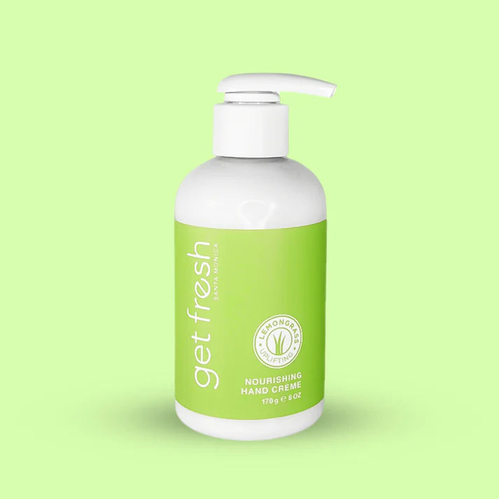 Santa Monica Hand Creme Duo: Lemongrass & Peppermint - 170g Each - Get Fresh UK Bath & Body