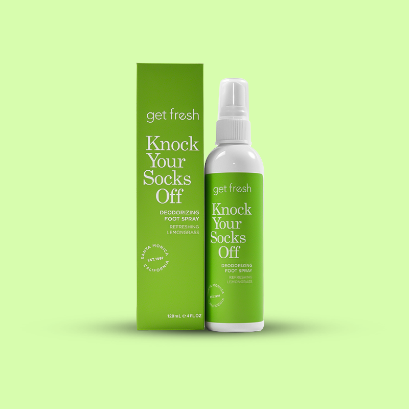 Knock Your Socks Off Deodorising Foot Spray - 120ml - Get Fresh UK