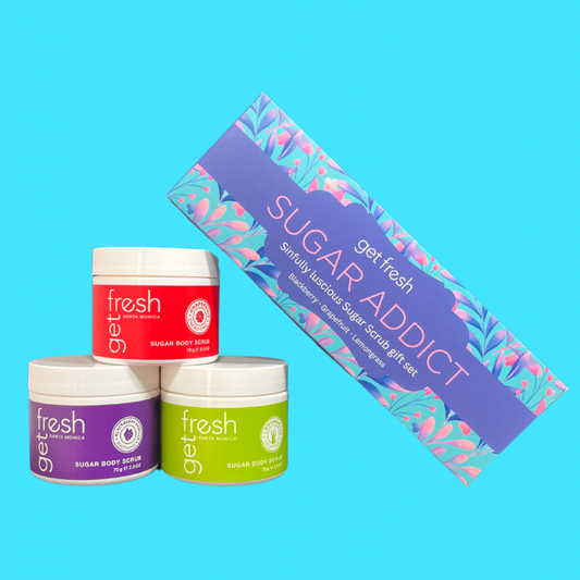 Santa Monica - Sugar Addict Scrub Gift Box - Get Fresh UK Bath & Body