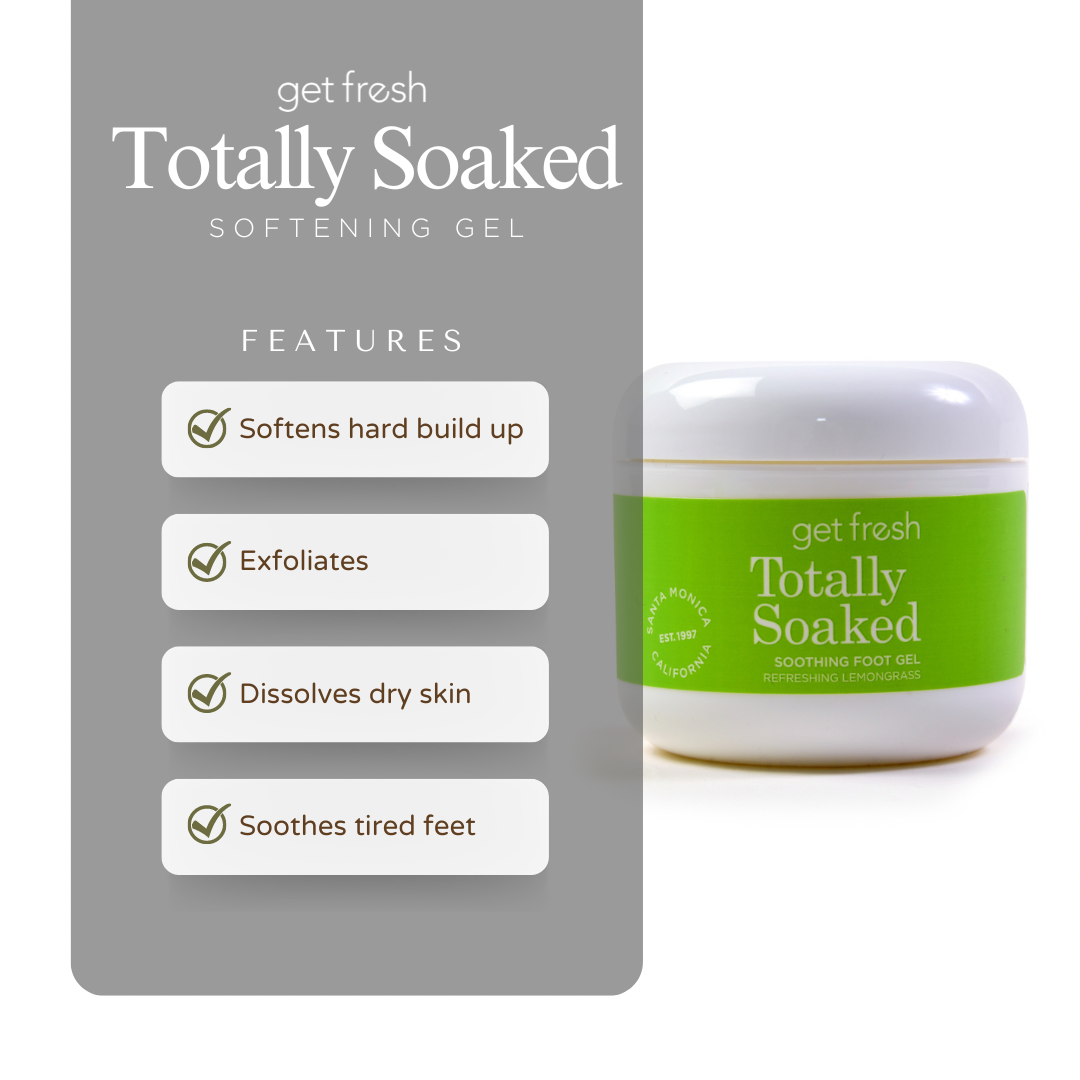 Totally Soaked Softening Foot Gel - 100g - Get Fresh UK Bath & Body