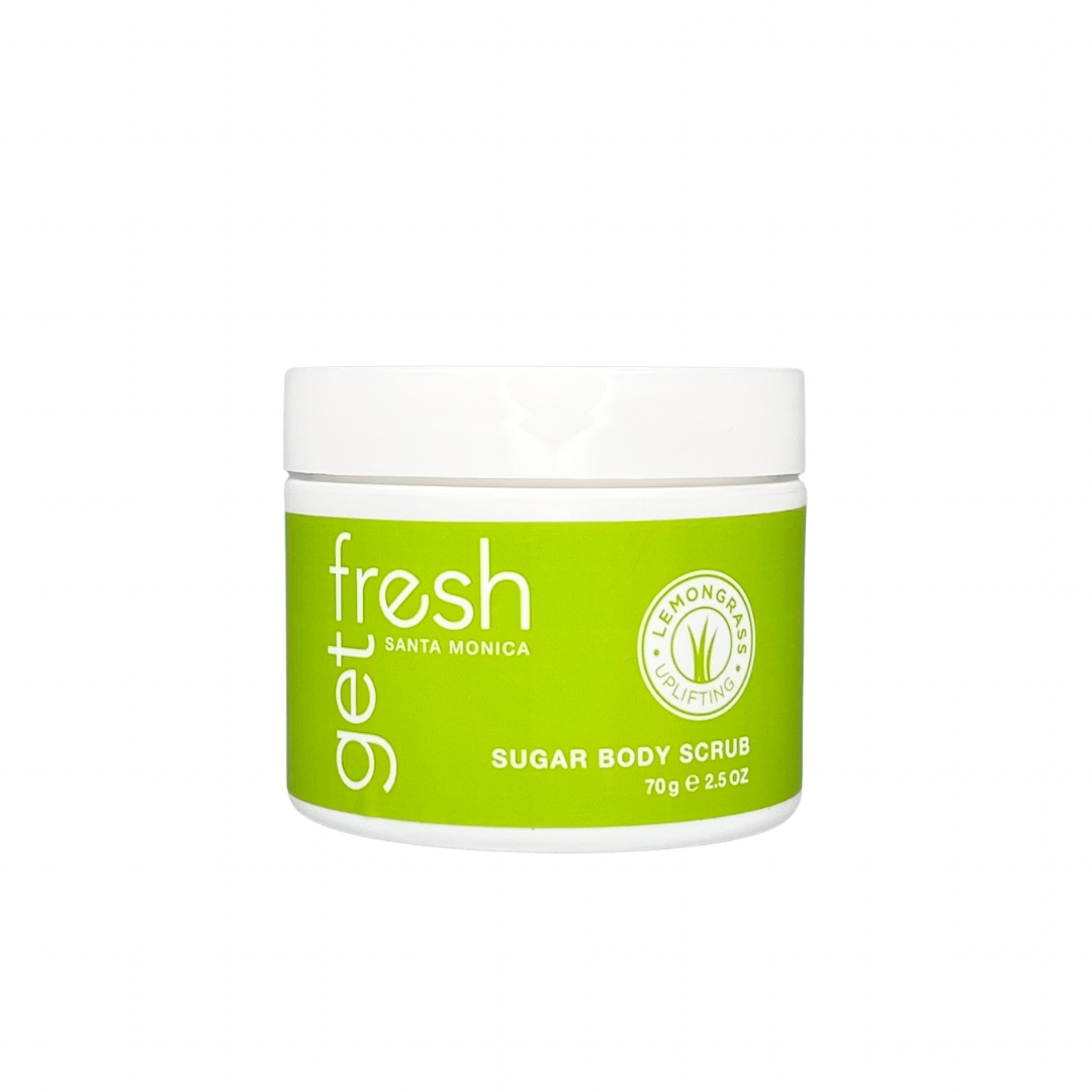 Sugar Body Scrub - Lemongrass Travel Size 70g - Get Fresh UK