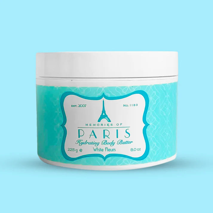 Memories of Paris Complete Skincare Collection: Hand Creme, Body Scrub, Body Butter, and Lotion - Get Fresh UK Bath & Body