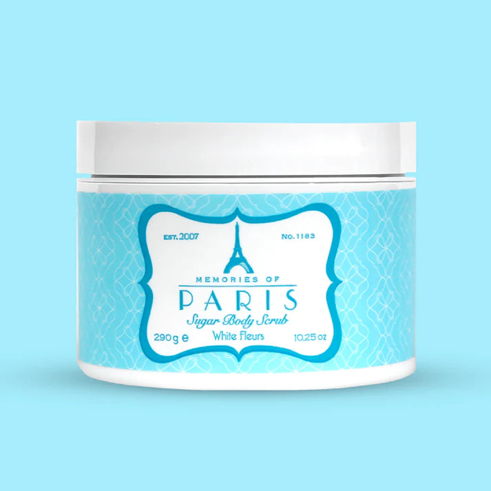 Memories of Paris Complete Skincare Collection: Hand Creme, Body Scrub, Body Butter, and Lotion - Get Fresh UK Bath & Body