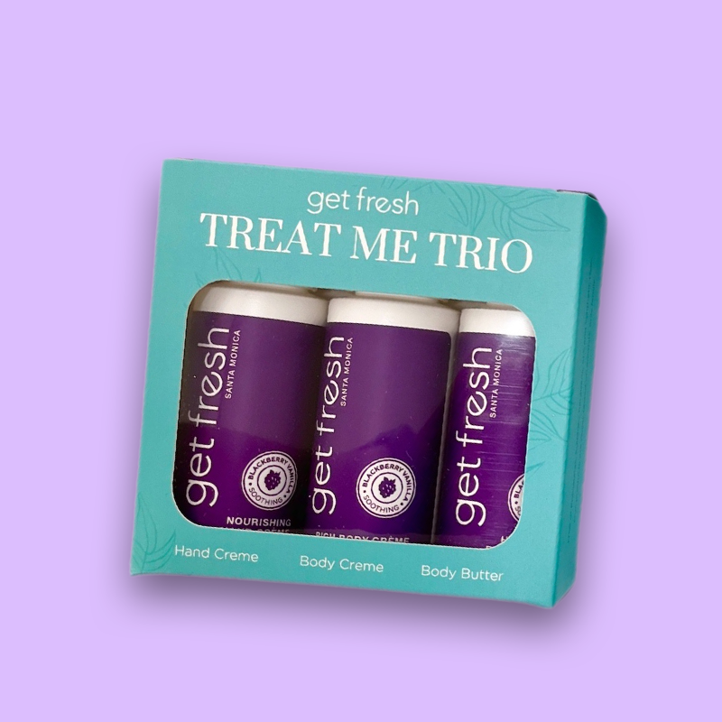 Santa Monica - Treat Me Trio Gift Box - Blackberry - Get Fresh UK