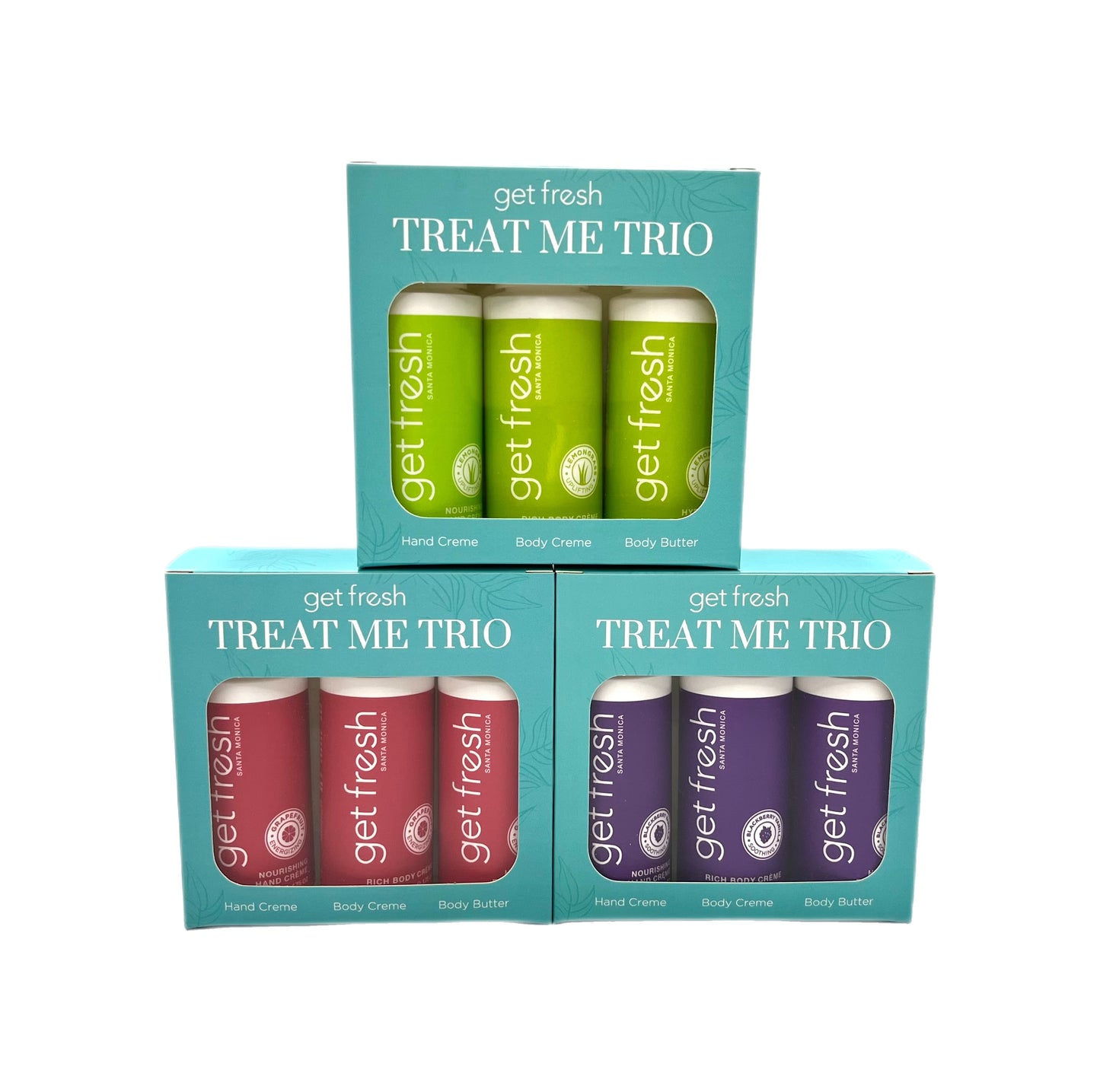 Santa Monica - Treat Me Trio Gift Box - Lemongrass - Get Fresh UK